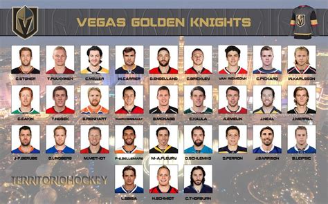 vegas golden knights current roster